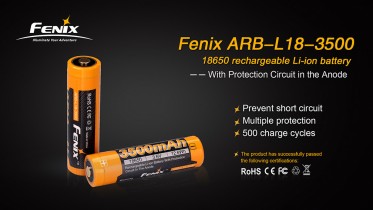 Akumulátor Fenix 18650 3500mAh (Li-Ion)