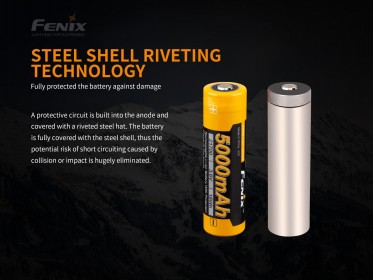 Dobíjecí baterie Fenix 21700 5000 mAh (Li-Ion)