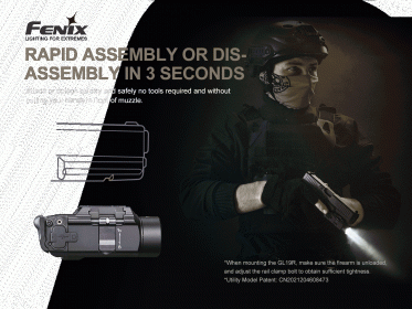 Zbraňová nabíjecí svítilna Fenix GL19R