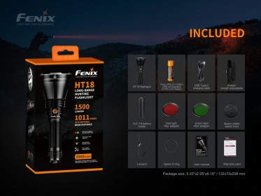 Lovecká svítilna Fenix HT18