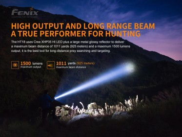 Lovecká svítilna Fenix HT18