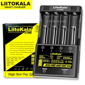 Diagnostická nabíječka LiitoKala Lii-500S (Li-Ion a NiMH)