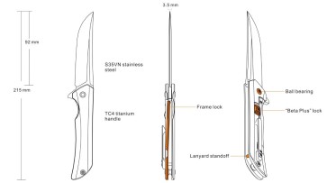 Nůž Ruike Hussar P121